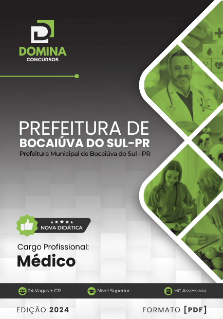 Apostila Médico Bocaiúva do Sul PR 2024