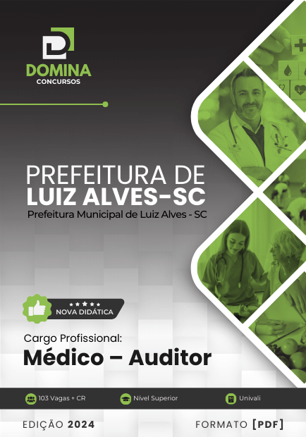 Apostila Médico Auditor Luiz Alves SC 2024