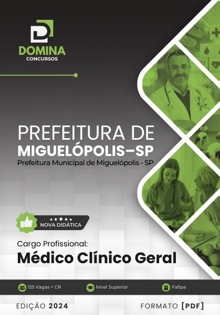 Apostila Médico Clínico Geral Miguelópolis SP 2024