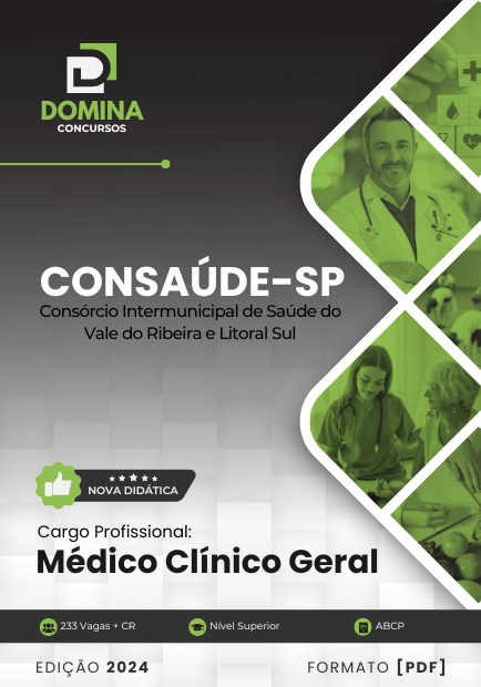 Apostila Médico Clínico Geral Consaúde SP 2024