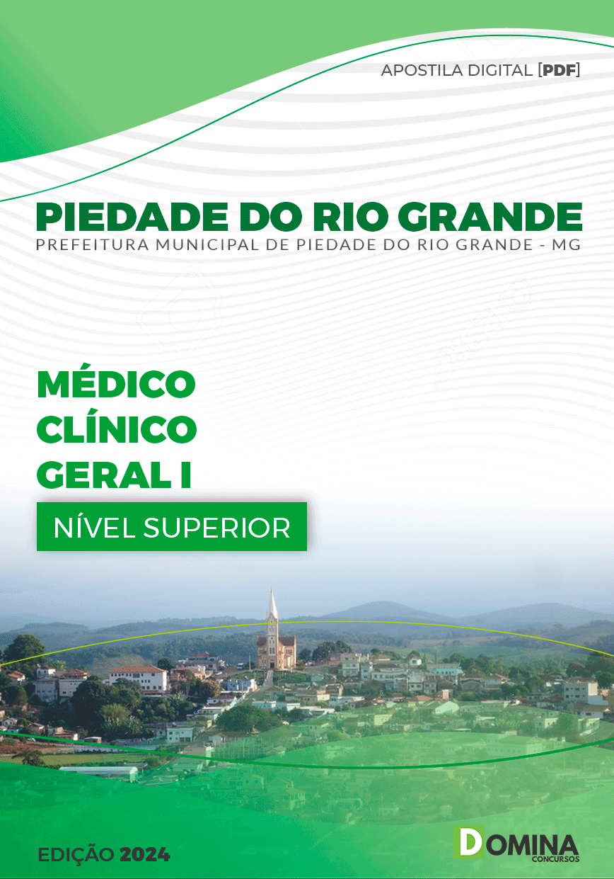 Apostila Médico Clínico Geral Piedade do Rio Grande MG 2024