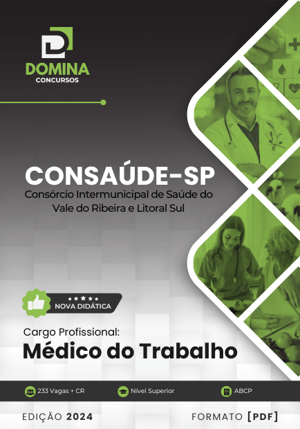 Apostila Médico do Trabalho Consaúde SP 2024