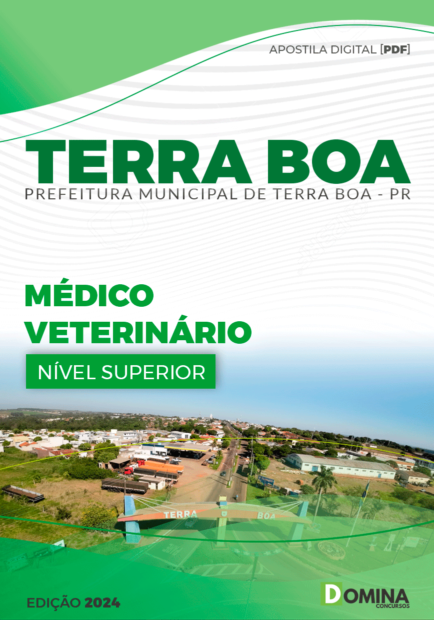 Apostila Médico Veterinário Terra Boa PR 2024