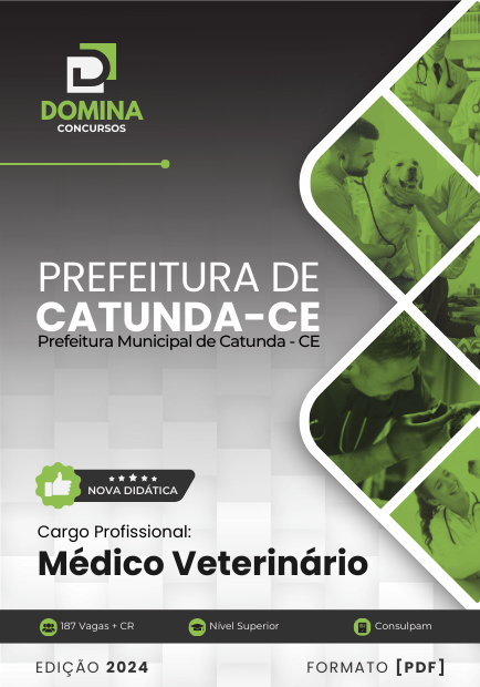 Apostila Médico Veterinário Catunda CE 2024