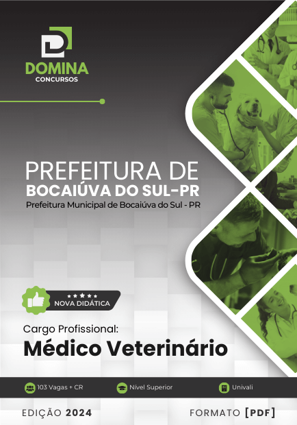 Apostila Médico Veterinário Luiz Alves SC 2024