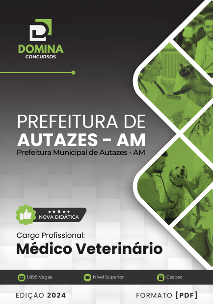 Apostila Médico Veterinário Autazes AM 2024