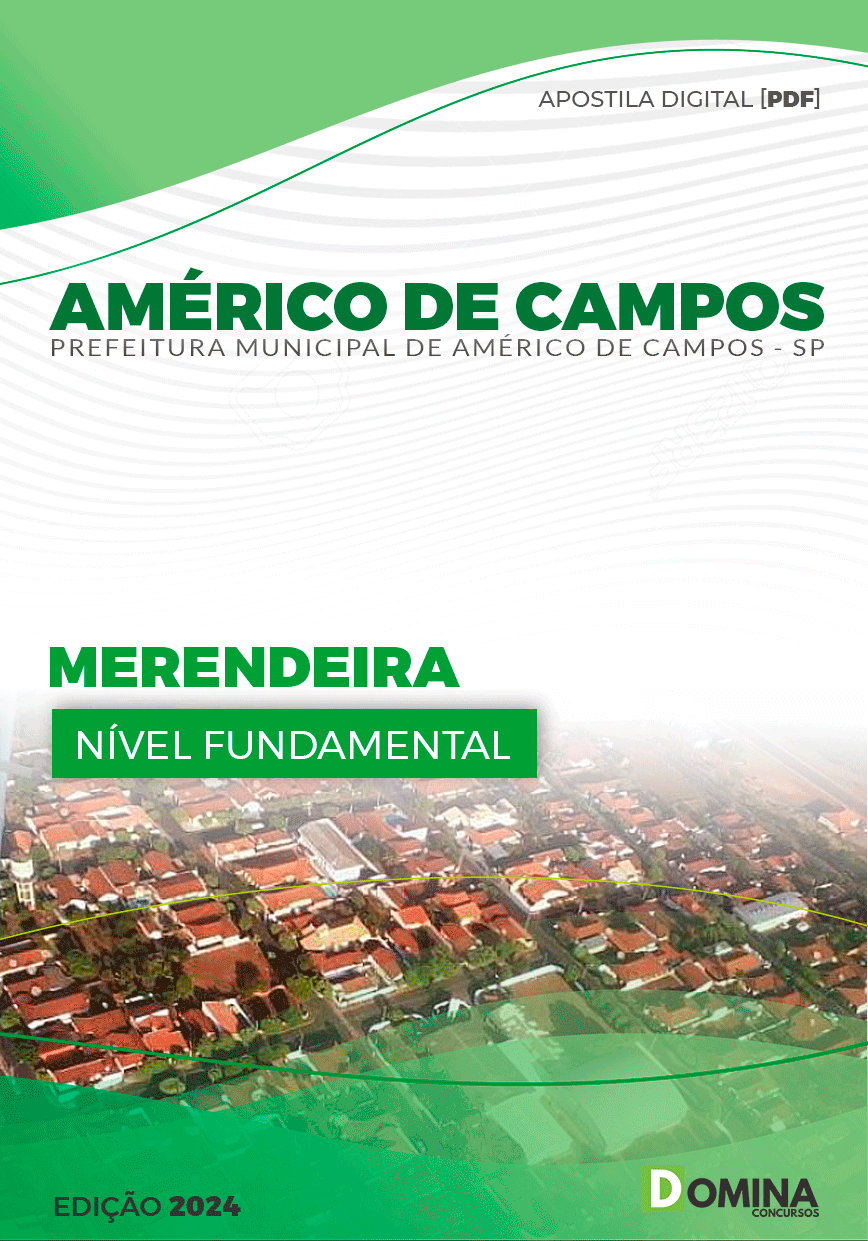 Apostila Merendeira Américo de Campos SP 2024