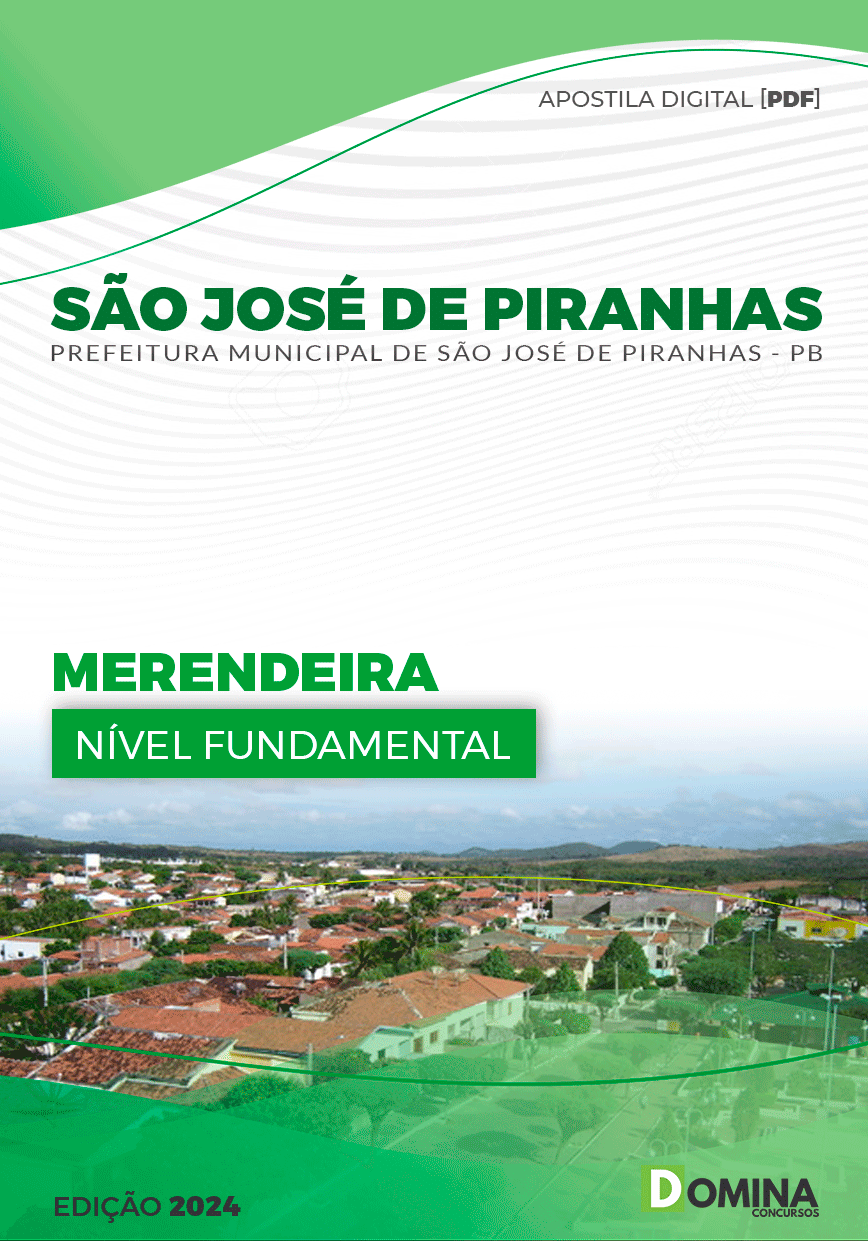 Apostila Merendeira São José de Piranhas PB 2024