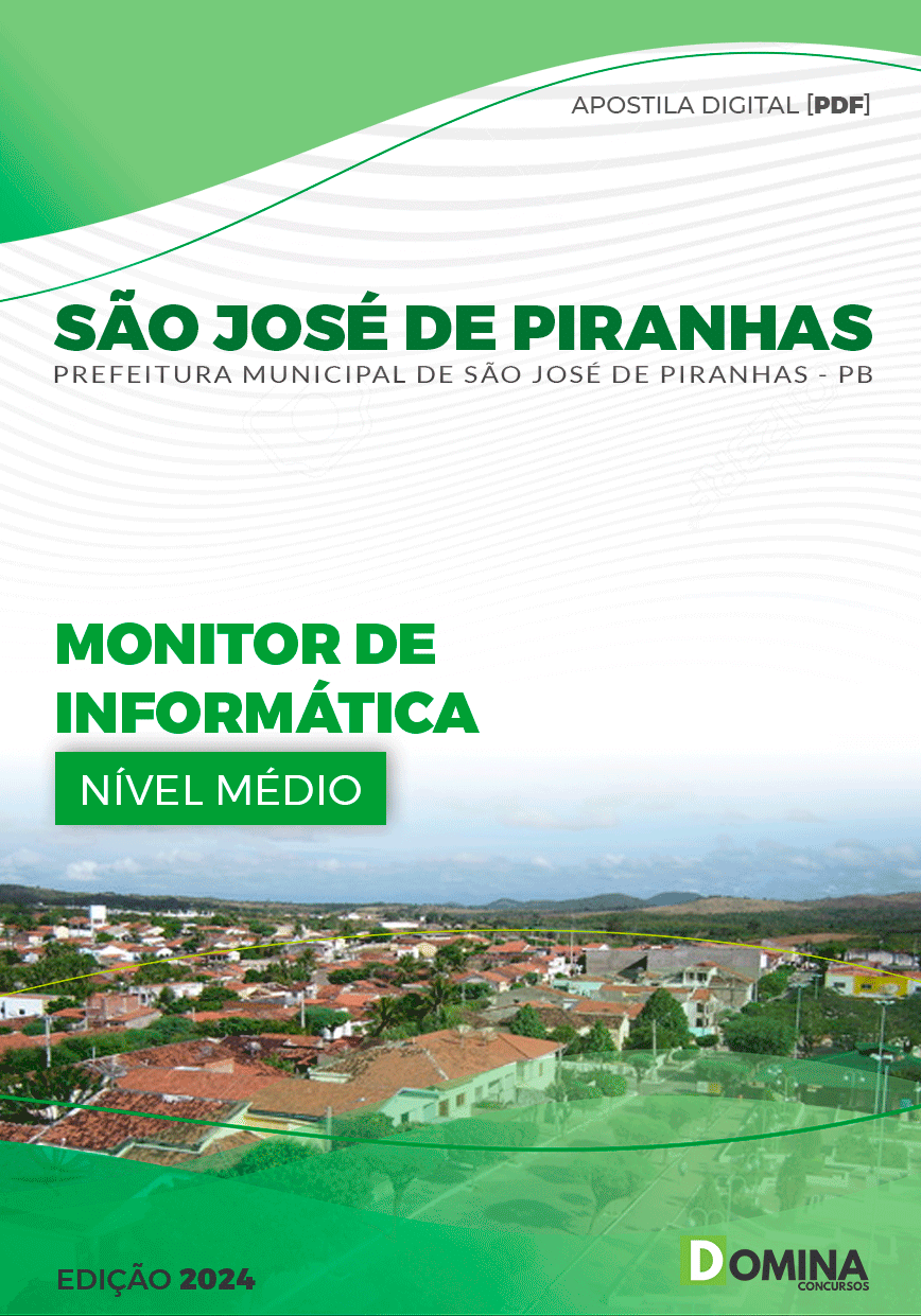 Apostila Monitor de Informática São José de Piranhas PB 2024