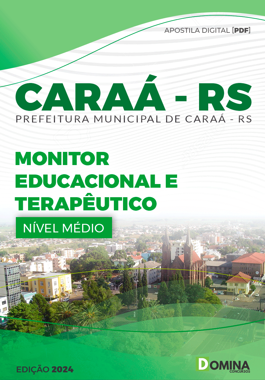 Apostila Monitor Educacional Caraá RS 2024