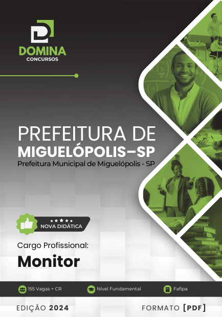 Apostila Monitor Miguelópolis SP 2024