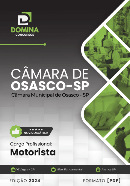 Apostila Motorista Câmara Osasco SP 2024