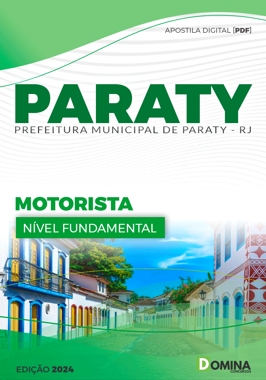 Apostila Motorista Paraty RJ 2024