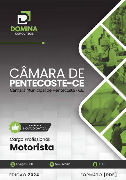 Apostila Motorista Câmara Pentecoste CE 2024