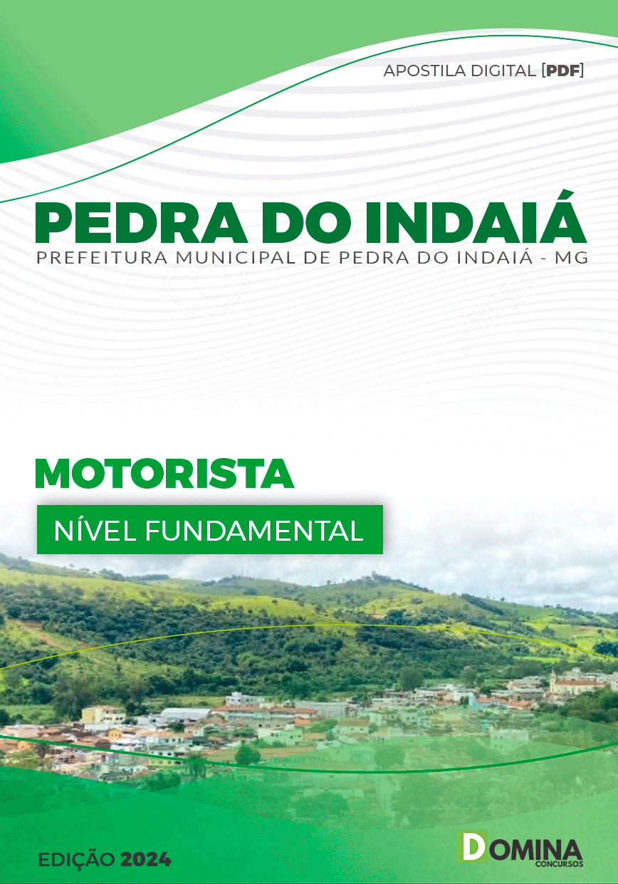 Apostila Motorista Pedra do Indaiá MG 2024