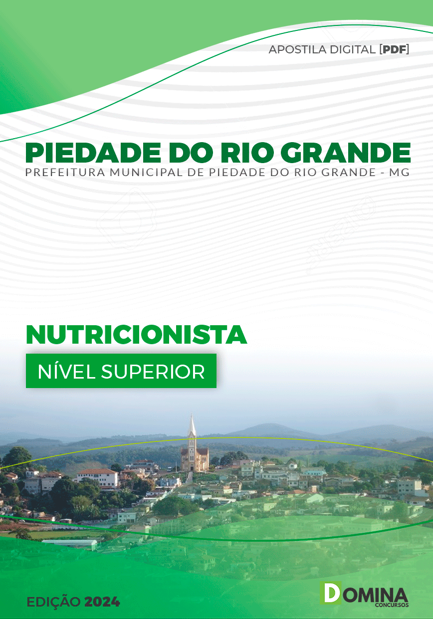 Apostila Nutricionista Piedade do Rio Grande MG 2024