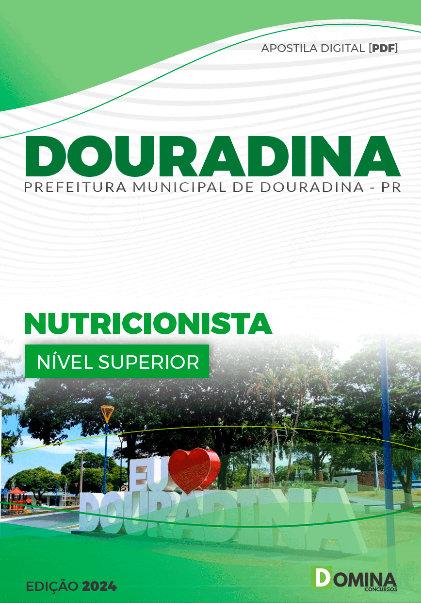 Apostila Nutricionista Douradina PR 2024