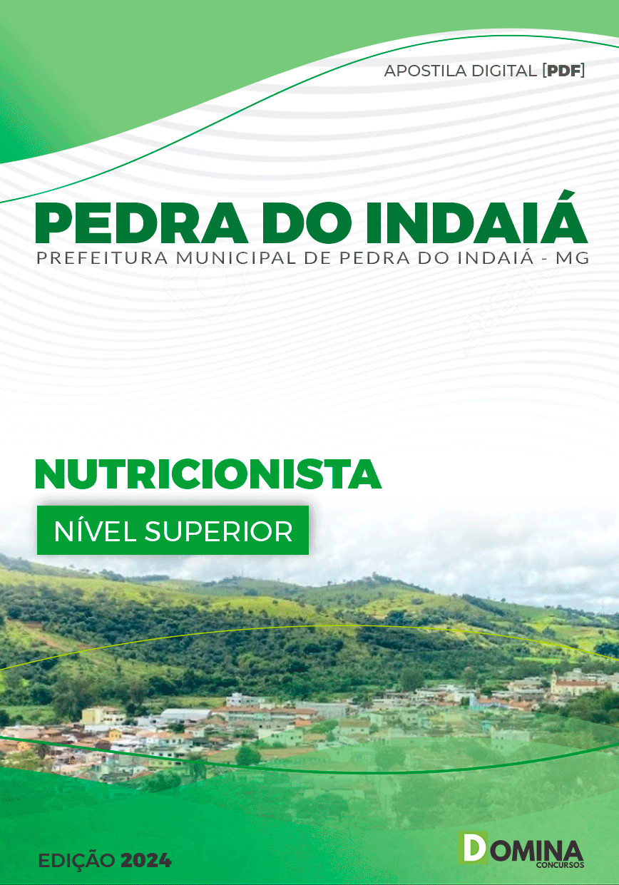 Apostila Nutricionista Pedra do Indaiá MG 2024