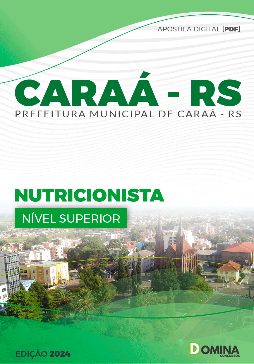 Apostila Nutricionista Caraá RS 2024