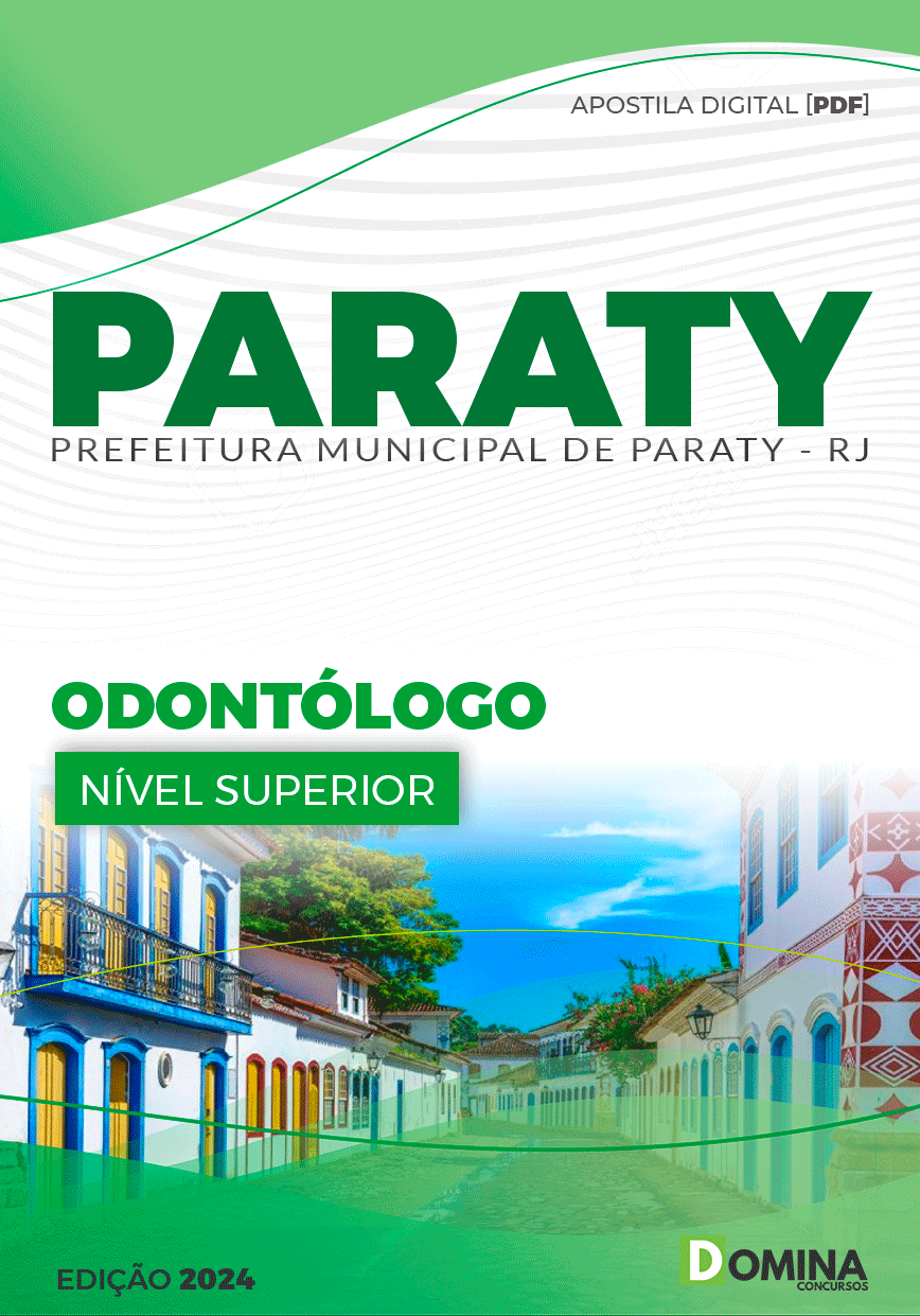 Apostila Odontólogo Paraty RJ 2024