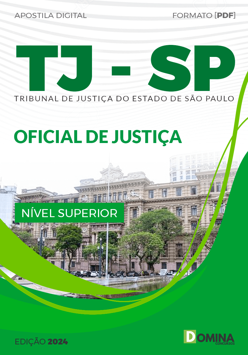 Apostila Oficial de Justiça TJ SP 2024