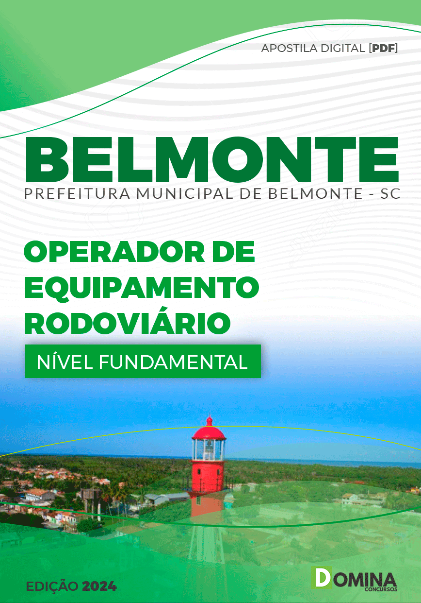 Apostila Operador de Equipamento Rodoviário Belmonte SC 2024