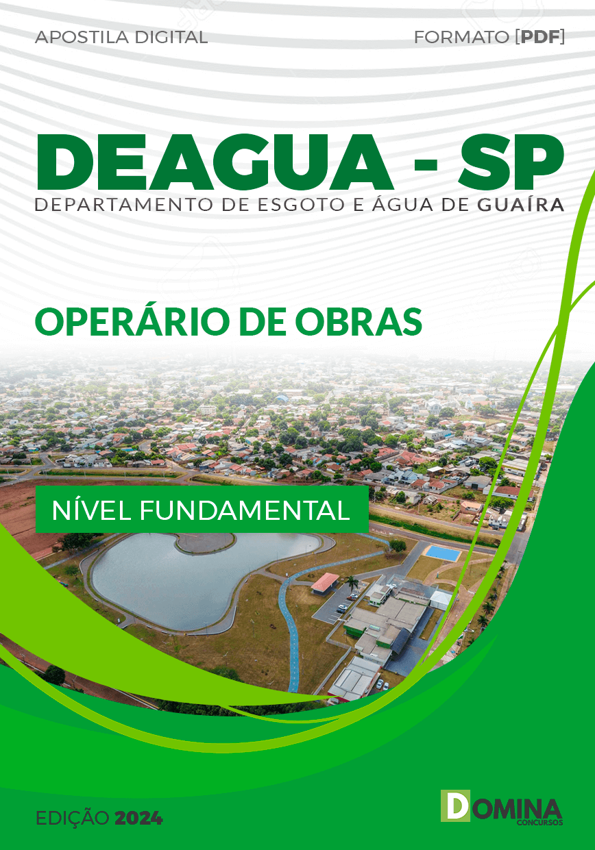 Apostila Operário de Obras DEAGUA SP 2024