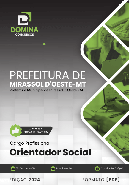 Apostila Orientador Social Mirassol D'Oeste MT 2024