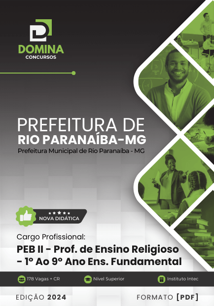 Apostila Professor de Religião Rio Paranaíba MG 2024