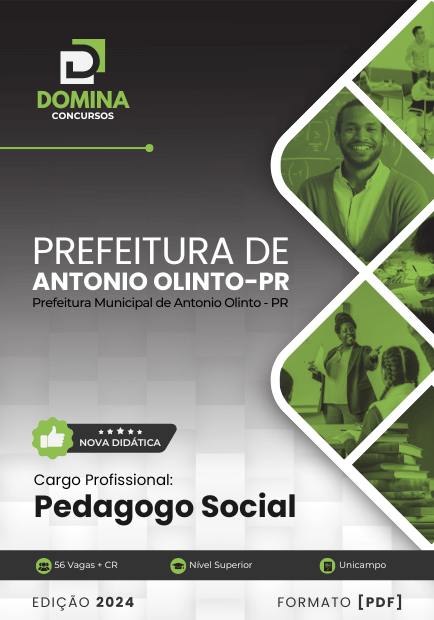 Apostila Pedagogo Antônio Olinto PR 2024