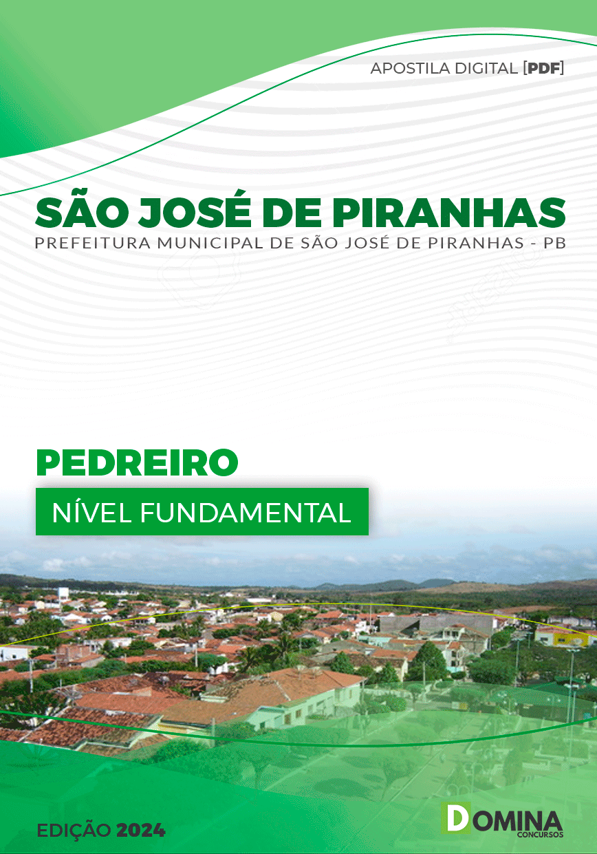 Apostila Pedreiro São José de Piranhas PB 2024