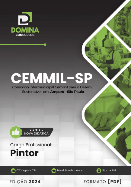 Apostila Concurso Pintor CEMMIL SP 2024