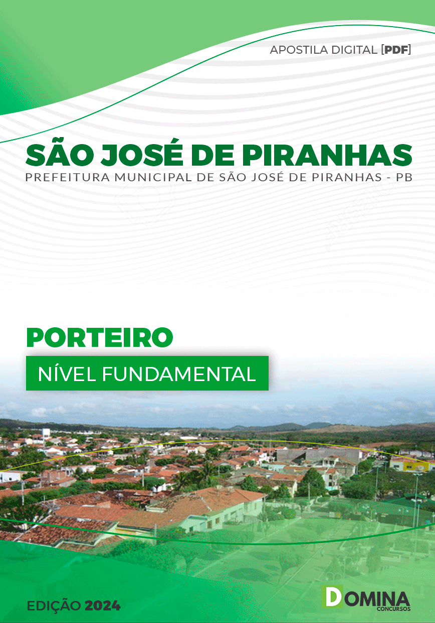 Apostila Porteiro São José de Piranhas PB 2024