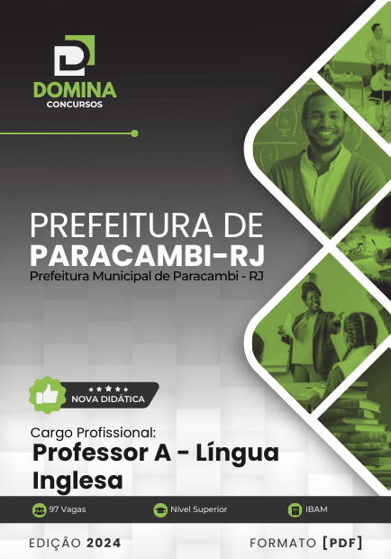 Apostila Professor de Inglês Paracambi RJ 2024