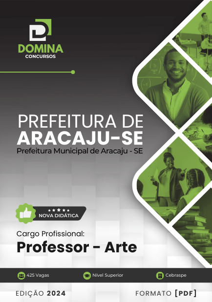 Apostila Professor de Arte Aracaju SE 2024