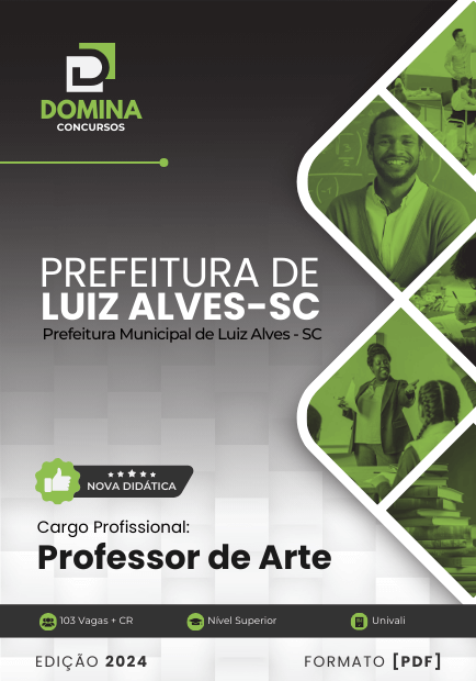 Apostila Professor de Arte Luiz Alves SC 2024