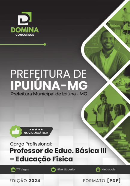 Apostila Professor de Educação Física Ipuiúna MG 2024