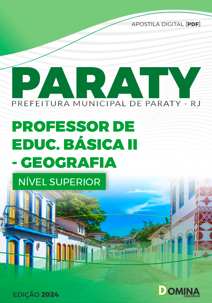 Apostila Professor de Geografia Paraty RJ 2024