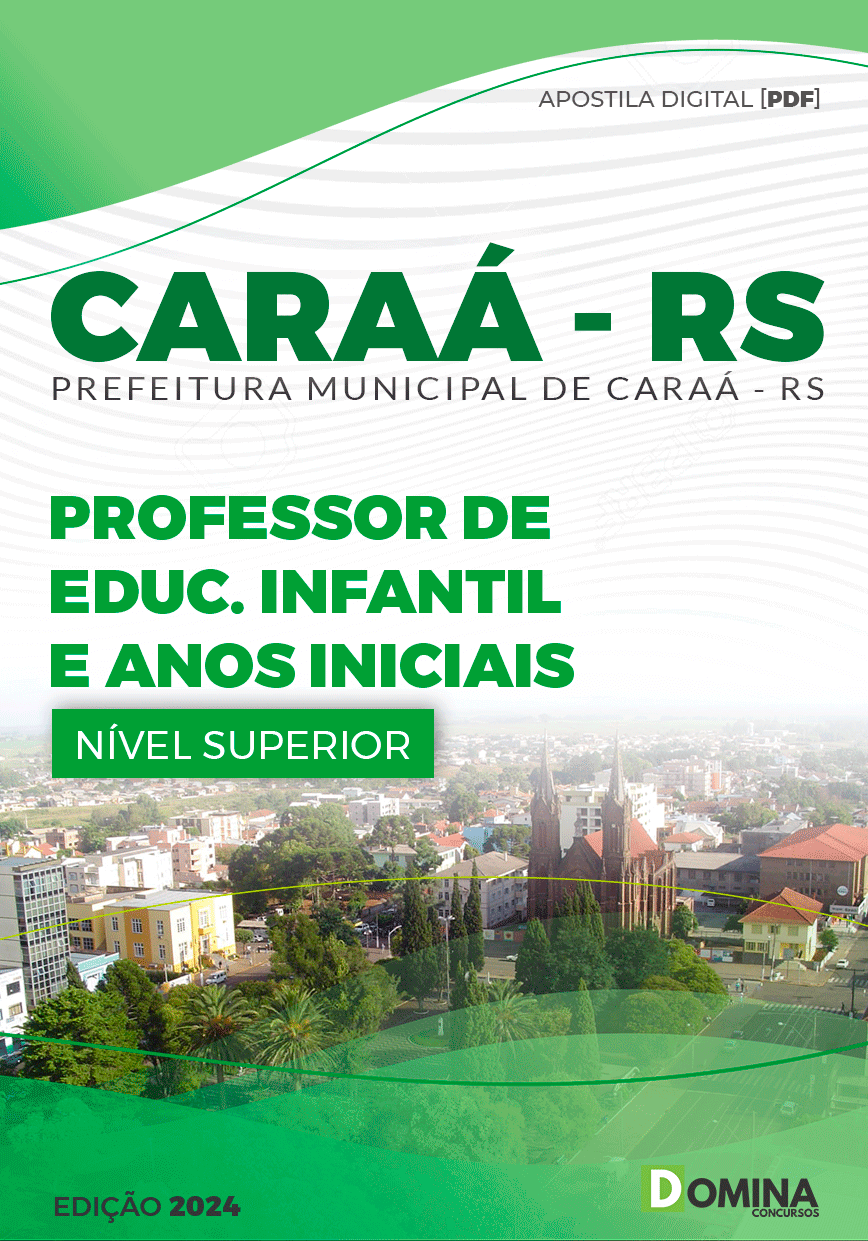 Apostila Professor de Educação Infantil Caraá RS 2024