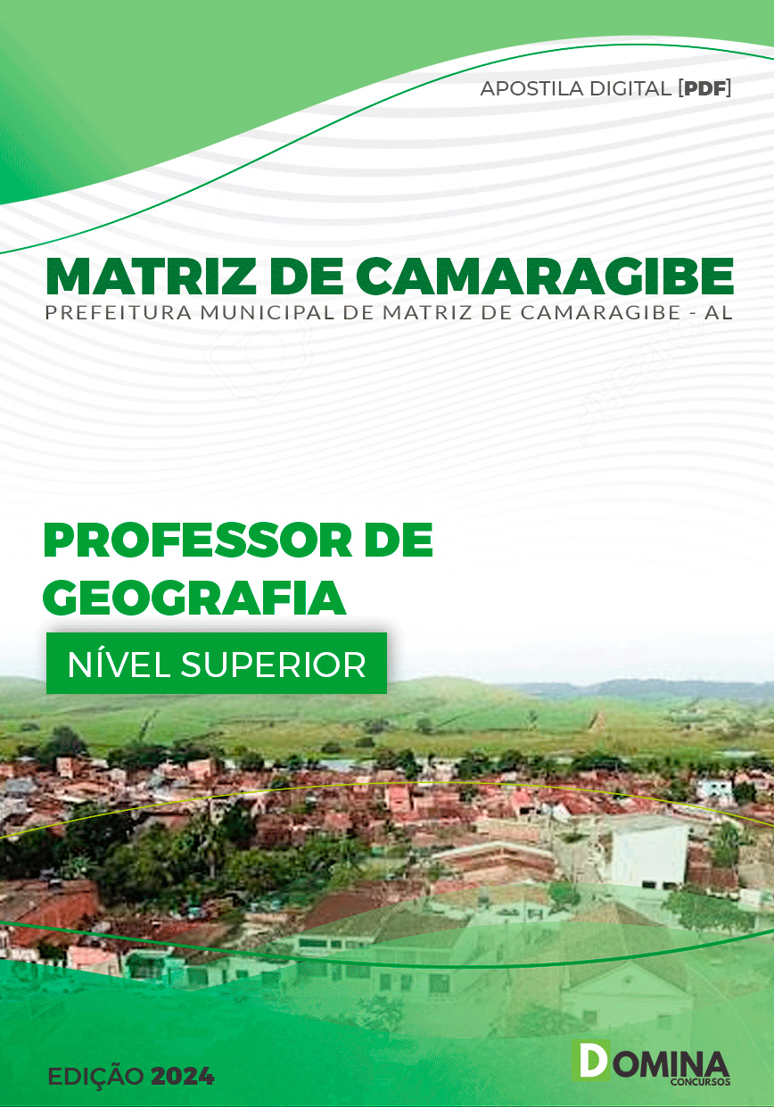 Apostila Professor de Geografia Matriz de Camaragibe AL 2024