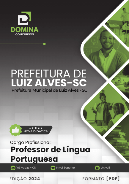 Apostila Professor de Português Luiz Alves SC 2024