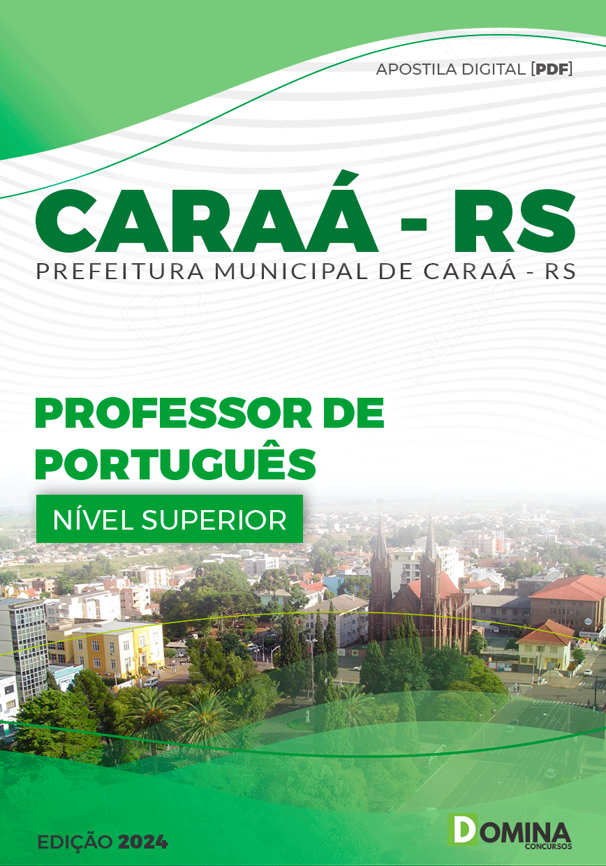 Apostila Professor de Português Caraá RS 2024