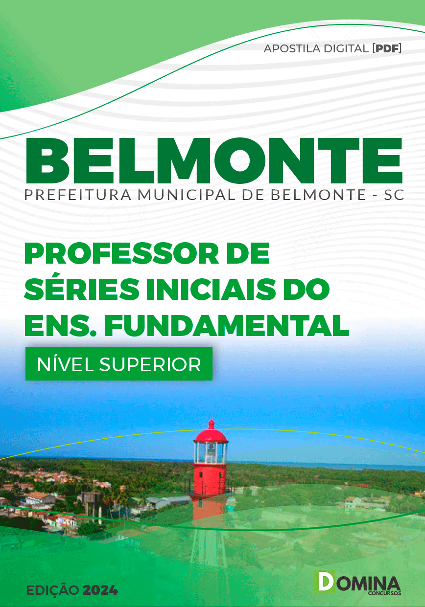 Apostila Professor de Séries Iniciais Belmonte SC 2024