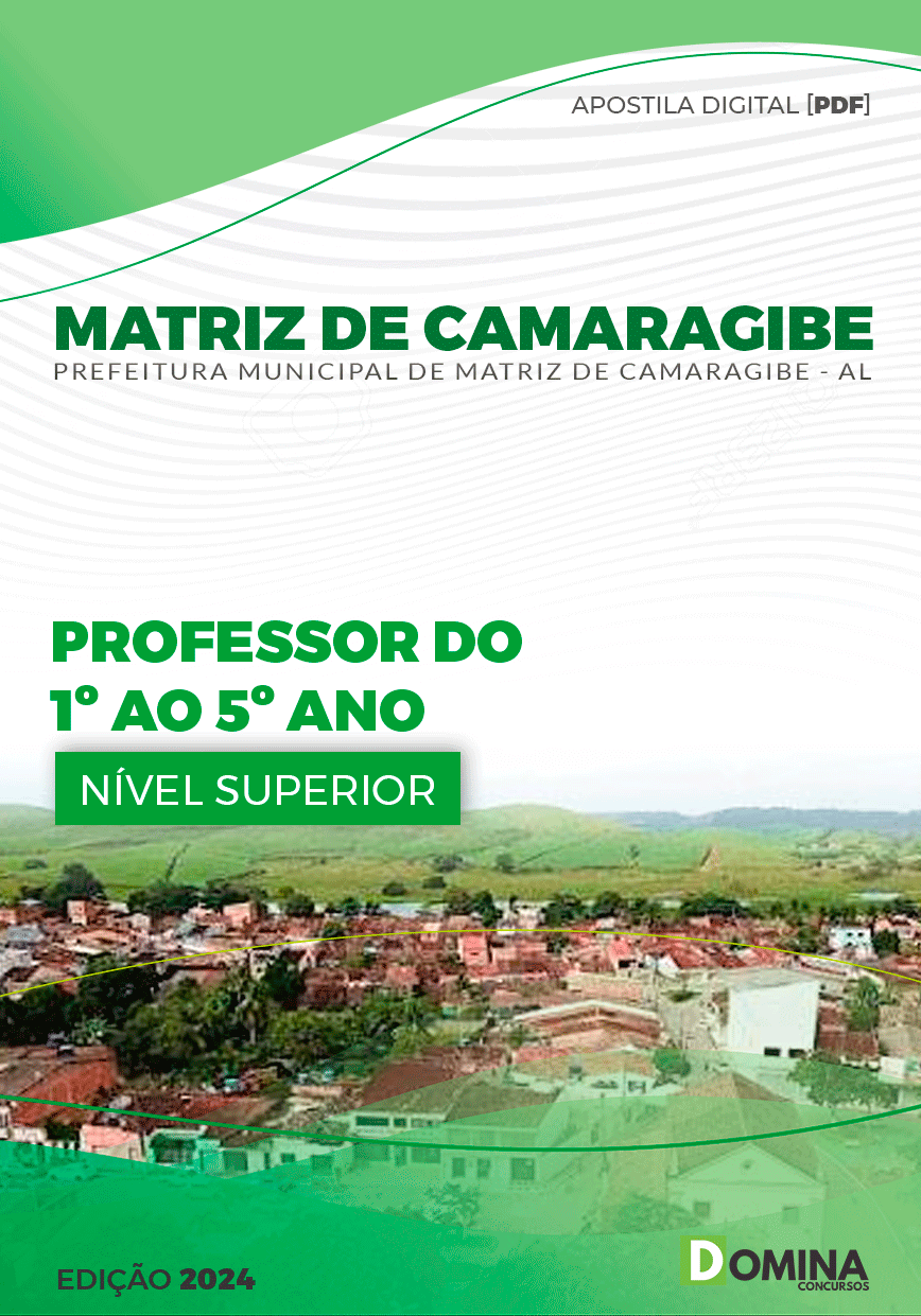 Apostila Professor de 1° ao 5° Ano Matriz de Camaragibe AL 2024