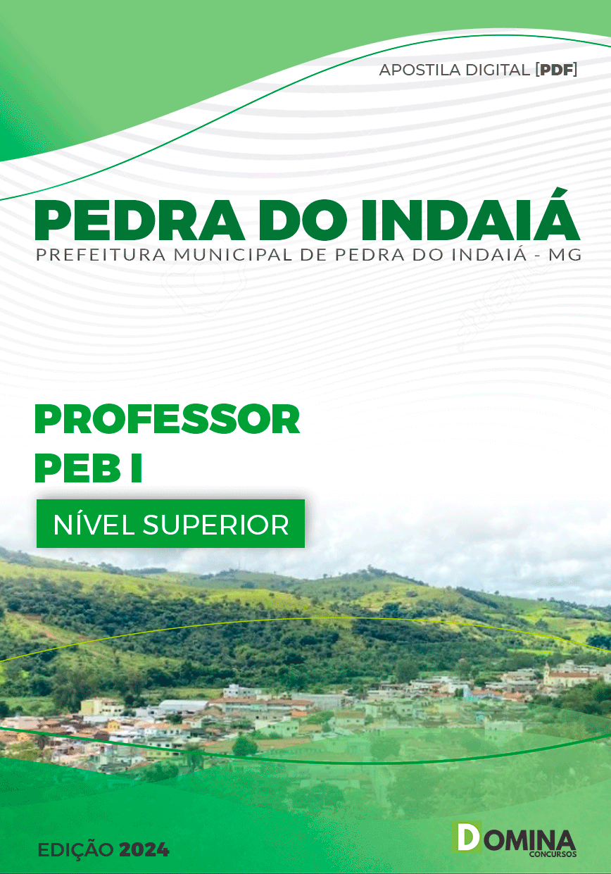 Apostila Professor I Pedra do Indaiá MG 2024