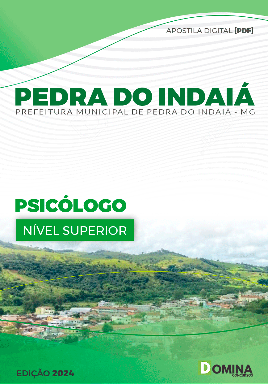 Apostila Psicólogo Pedra do Indaiá MG 2024