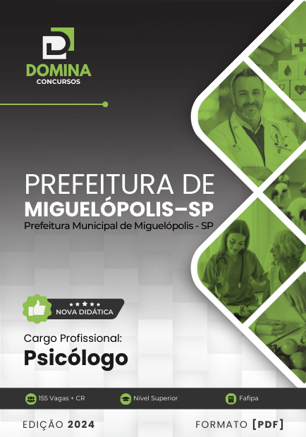 Apostila Psicólogo Miguelópolis SP 2024