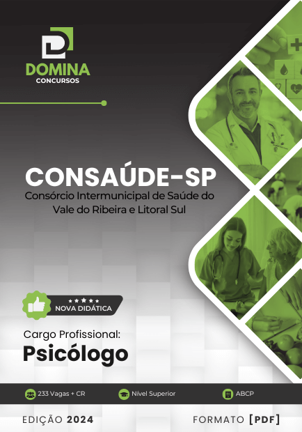 Apostila Psicólogo Consaúde SP 2024