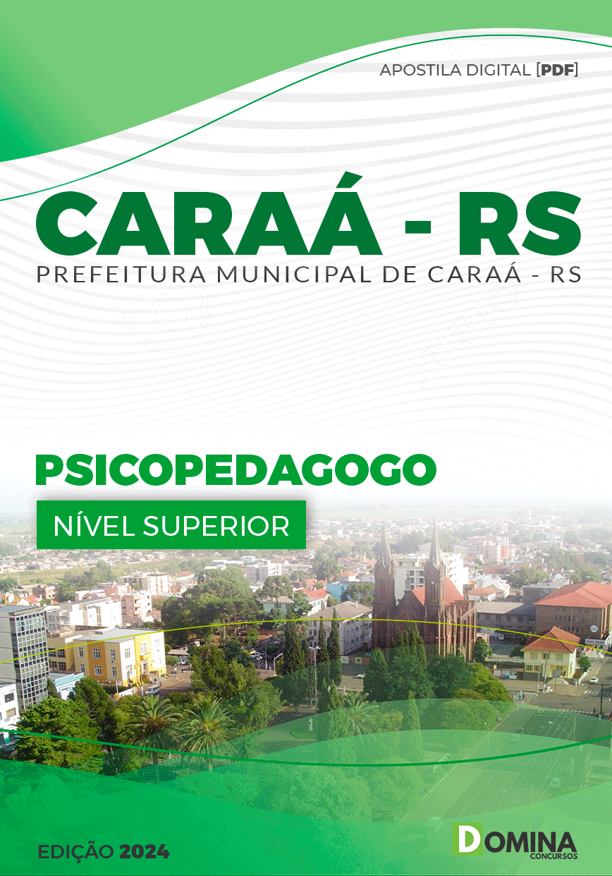 Apostila Psicopedagogo Caraá RS 2024