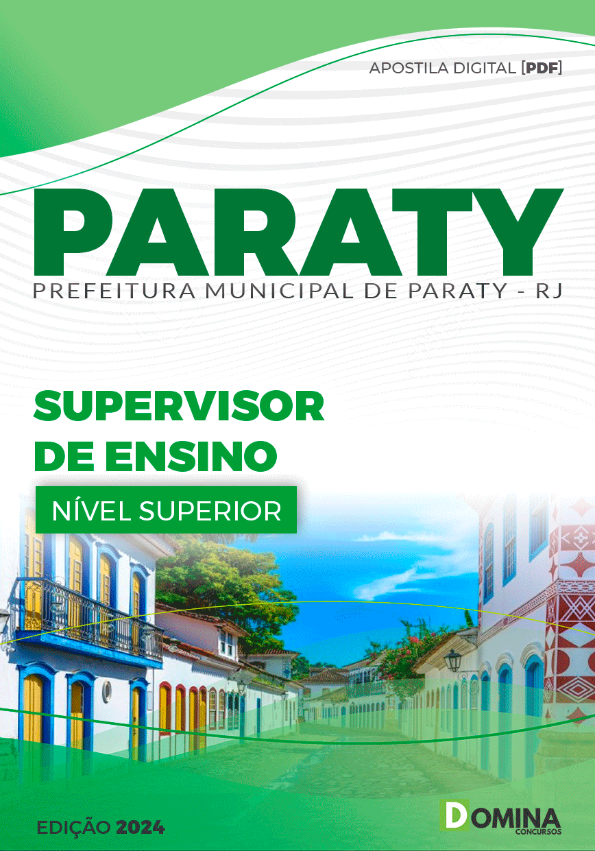 Apostila Supervisor de Ensino Paraty RJ 2024